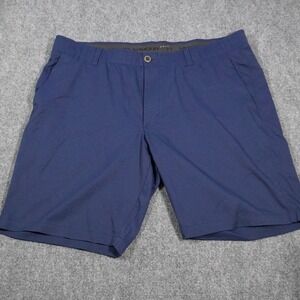 Under Armour HeatGear Mens 42 Navy Blue Athletic Golf Shorts